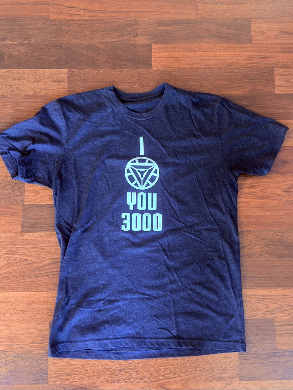 Navy 'I (Arc Reactor) You 3000' Avengers Graphic Tee - Large